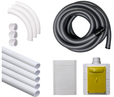 Montážní sada pro HVZ, včetně hadice 1x10m, kompletní zásuvky a instalčního materiálu