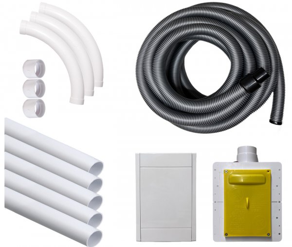 Montážní sada pro HVZ, včetně hadice 1x12m, kompletní zásuvky a instalčního materiálu
