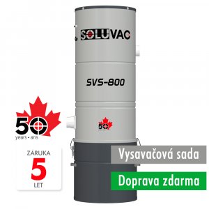 Centrální vysavač SOLUVAC SVS-800 se sadou příslušenství 